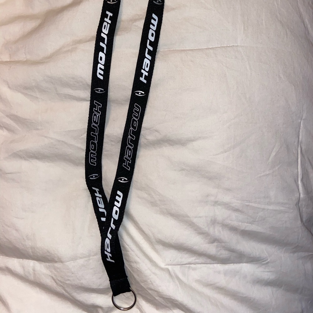 COPY - Harrow black lanyard
